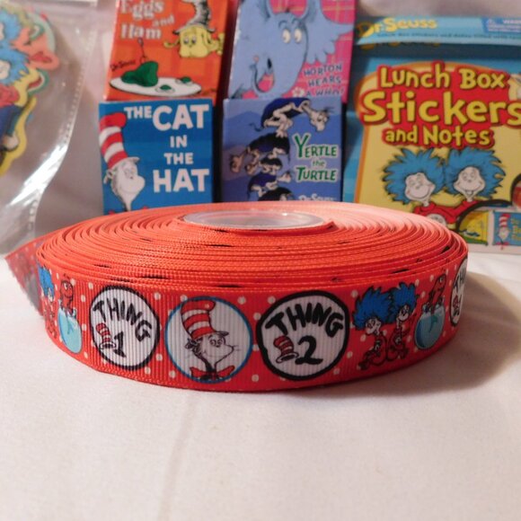 Dr. Seuss Bundle: Bookmarks - Erasers - Stickers - Ribbons - Blank Page Booklets - Picture 9 of 16